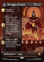 The Rise of Sozin // Fire Lord Sozin [Borderless Double-Faced Saga]