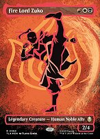 Fire Lord Zuko [Borderless Neon Ink Battle Pose]