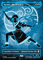 Katara, the Fearless [Borderless Neon Ink Battle Pose]
