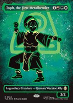 Toph, the First Metalbender [Borderless Neon Ink Battle Pose]