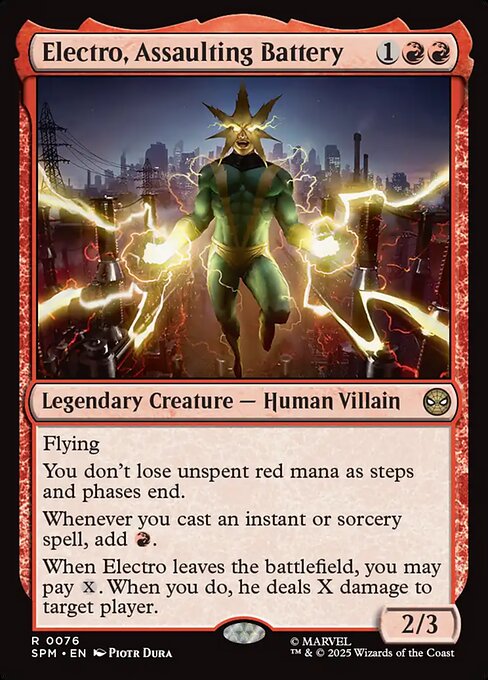 Electro, Assaulting Battery [Foil]