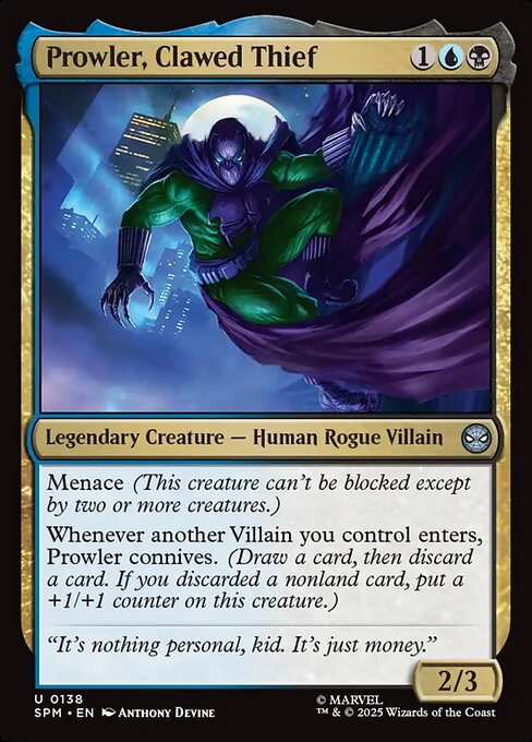 Prowler, Clawed Thief [Foil]