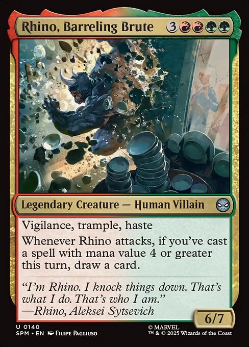 Rhino, Barreling Brute [Foil]