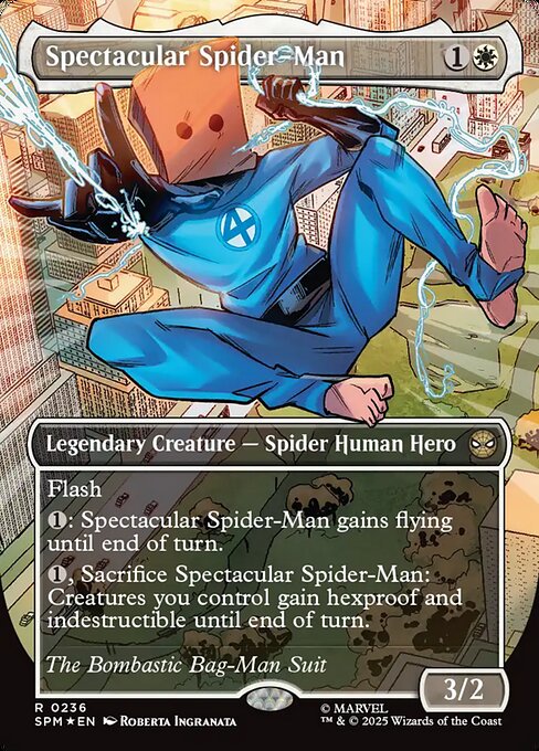 Spectacular Spider-Man [Borderless Custome Change Textured Foil]