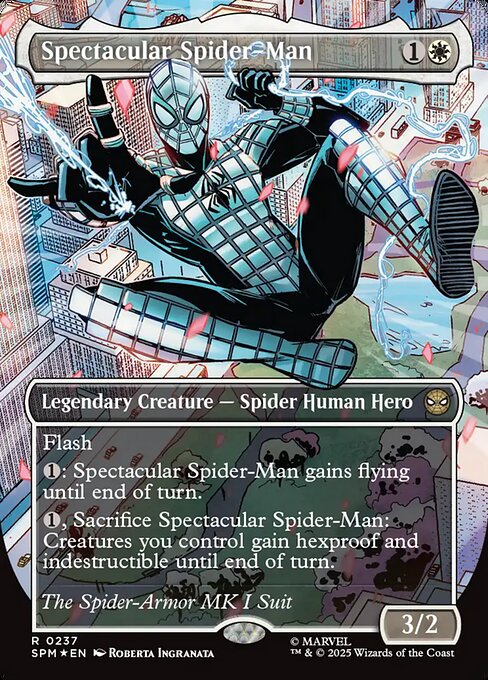 Spectacular Spider-Man [Borderless Custome Change Textured Foil]