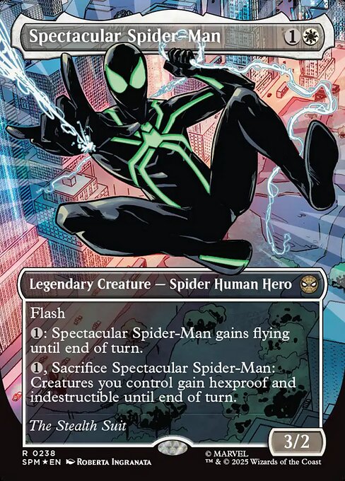 Spectacular Spider-Man [Borderless Custome Change Textured Foil]