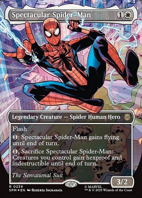 Spectacular Spider-Man [Borderless Custome Change Textured Foil]