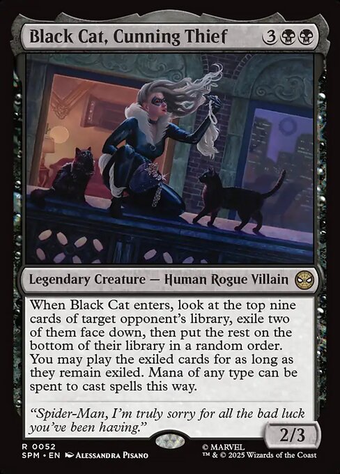 Black Cat, Cunning Thief [Foil]