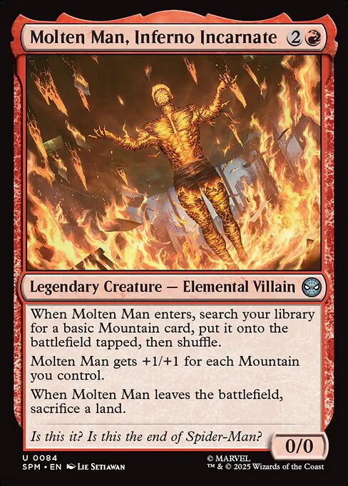 Molten Man, Inferno Incarnate [Foil]