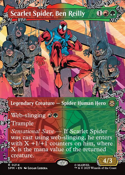 Scarlet Spider, Ben Reilly [Borderless Web-Slinger Foil]