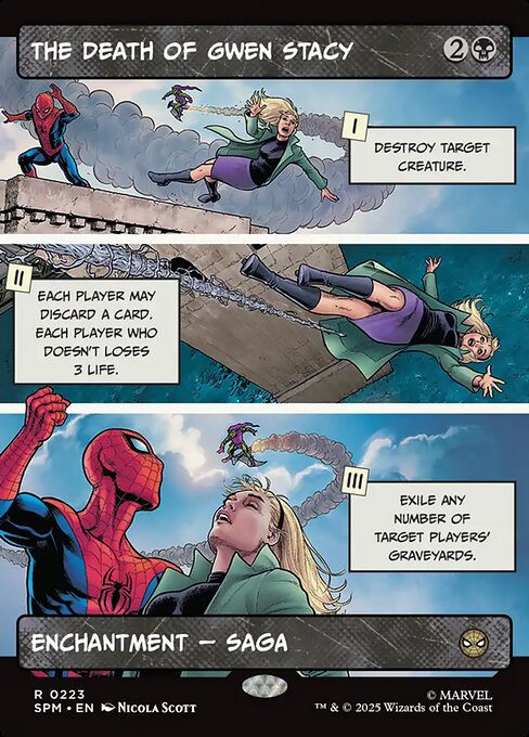 The Death of Gwen Stacy [Borderless Panel Foil]