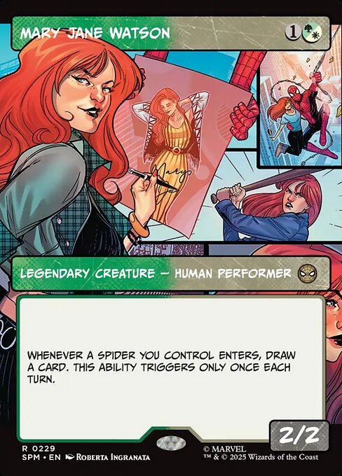 Mary Jane Watson [Borderless Panel Foil]