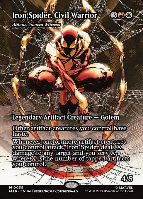 Iron Spider, Civil Warrior (Alibou, Ancient Witness) [Borderless Source Material]