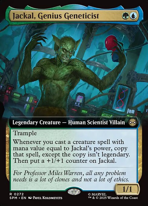 Jackal, Genius Geneticist [Extended Artwork Foil]