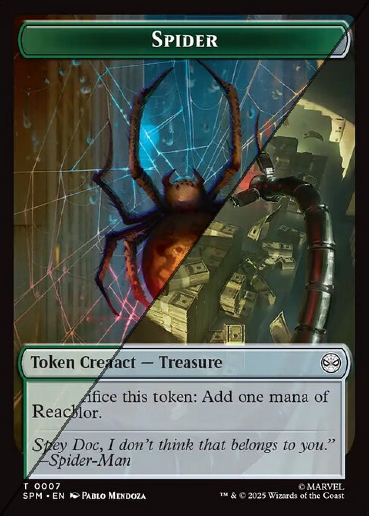 Spider Token  // Treasure Token TSPM  [Foil]