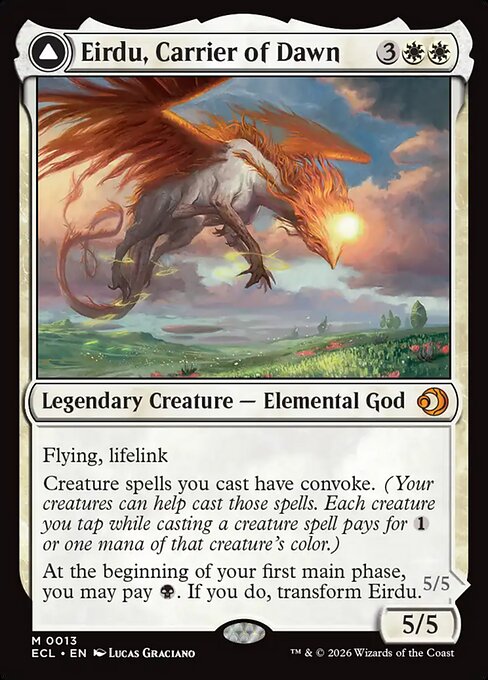 Eirdu, Carrier of Dawn // Isilu, Carrier of Twilight [Foil]