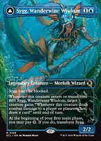 Sygg, Wanderwine Wisdom // Sygg, Wanderbrine Shield [Borderless]