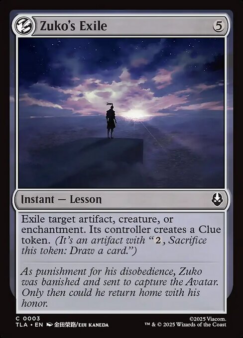 Zuko's Exile [Foil]
