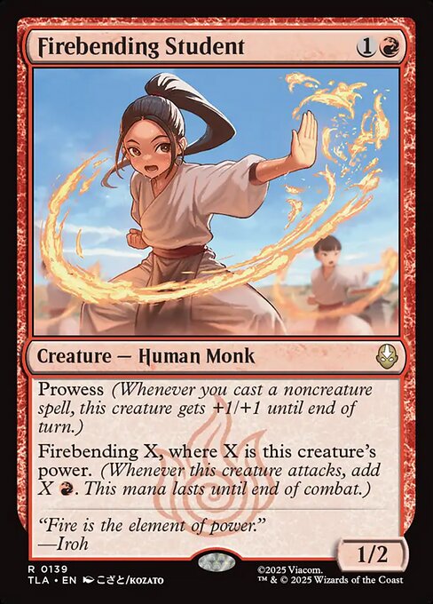 Firebending Student [Foil]