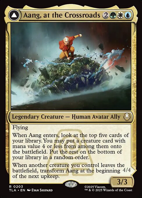 Aang, at the Crossroads // Aang, Destined Savior [Foil]