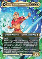 Aang, at the Crossroads // Aang, Destined Savior [Borderless Scene: Book 2]