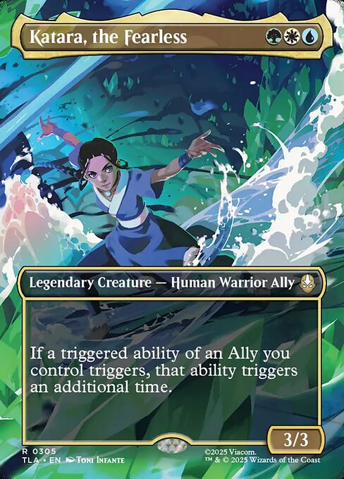 Katara, the Fearless [Borderless Scene: Book 2 Foil]