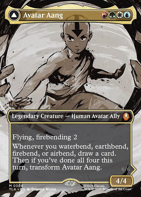 Avatar Aang // Aang, Master of Elements [Borderless Scene: Book 3 Foil]