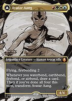 Avatar Aang // Aang, Master of Elements [Borderless Scene: Book 3]