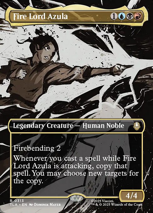Fire Lord Azula [Borderless Scene: Book 3 Foil]