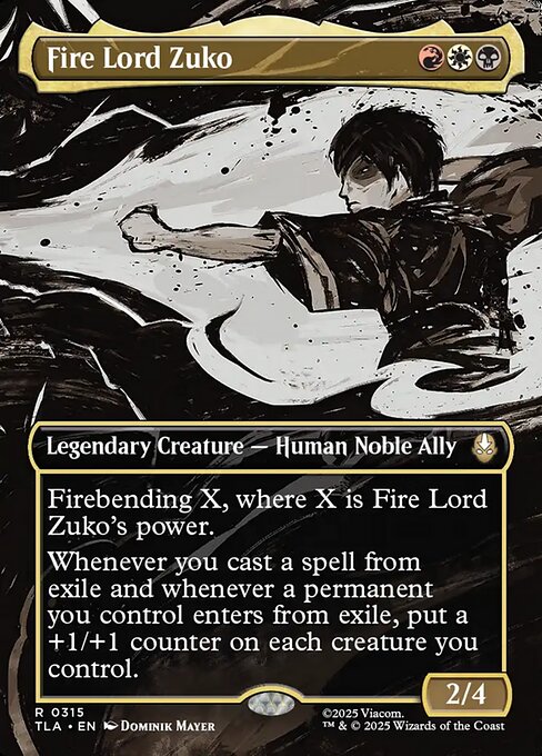 Fire Lord Zuko [Borderless Scene: Book 3]