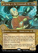 Aang, at the Crossroads // Aang, Destined Savior [Elemental Frame]