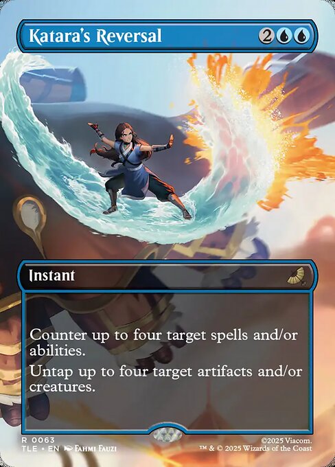 Katara's Reversal [Borderless Scene: The Black Sun Invasion Foil]
