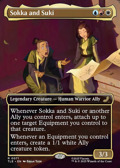 Sokka and Suki [Borderless Scene: The Jasmine Dragon Foil]