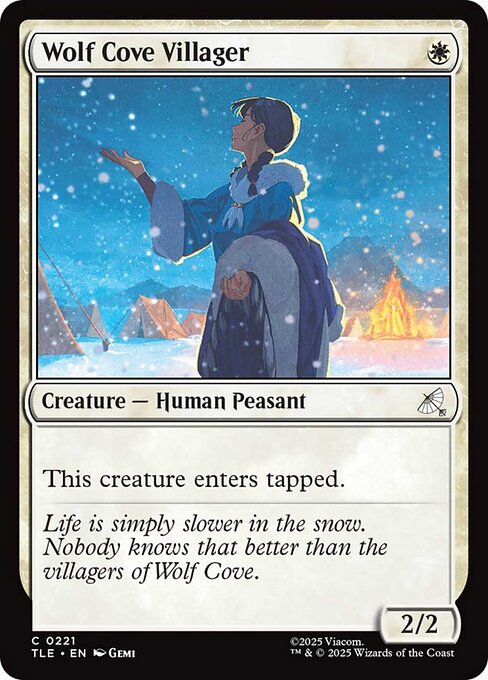 Wolf Cove Villager [Foil]