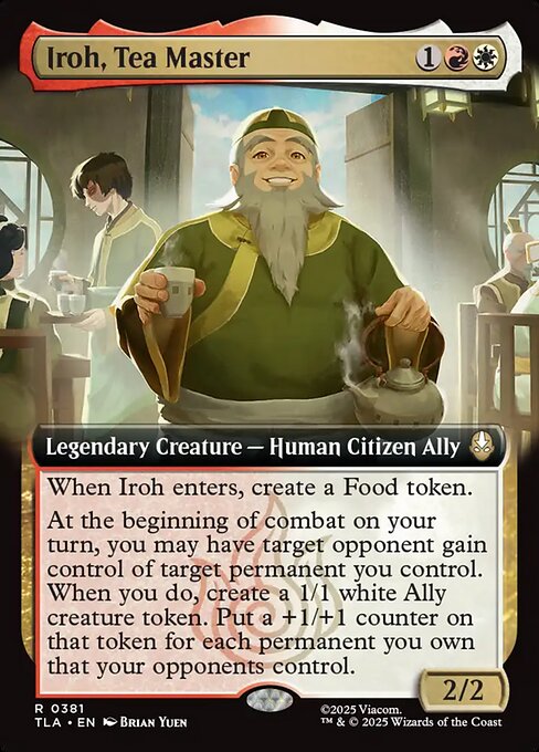 Iroh, Tea Master [Extended Artwork Foil]