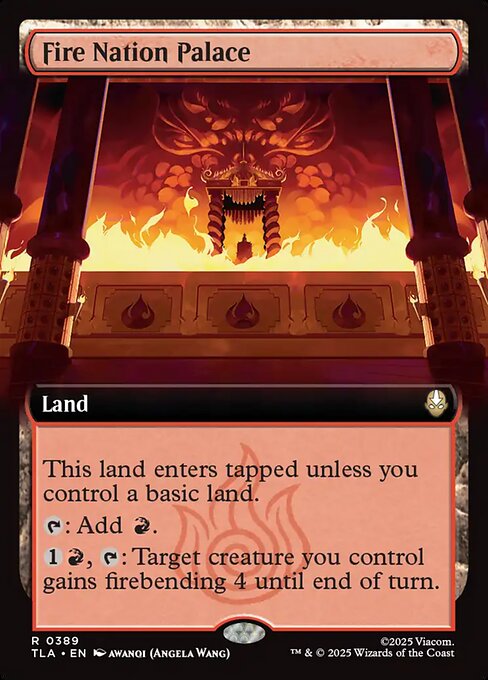 Fire Nation Palace [Extended Artwork Foil]
