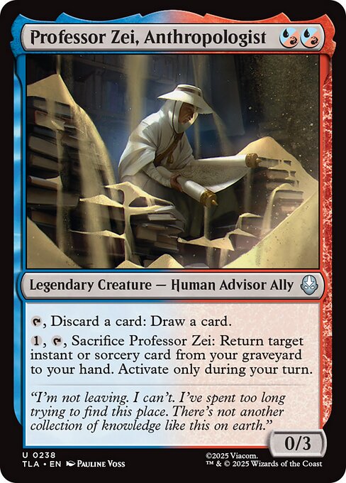 Professor Zei, Anthropologist [Foil]