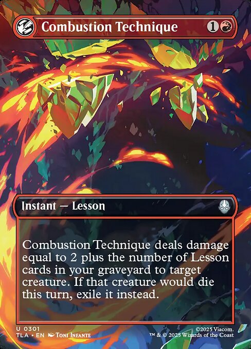 Combustion Technique [Borderless Scene: Book 2 Foil]
