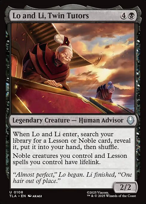 Lo and Li, Twin Tutors [Foil]