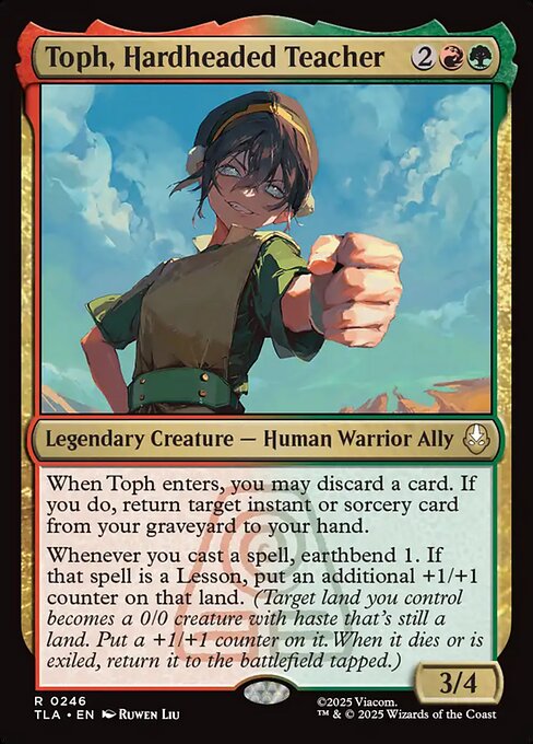 Toph, Hardheaded Teacher [Foil]