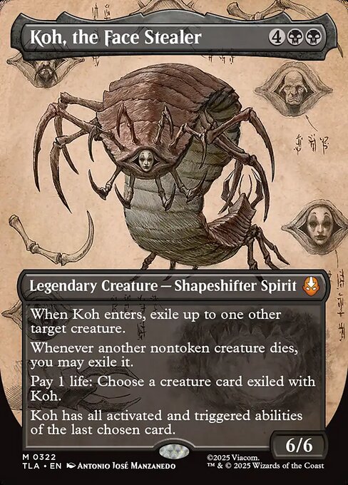 Koh, the Face Stealer [Borderless Field Notes Foil]