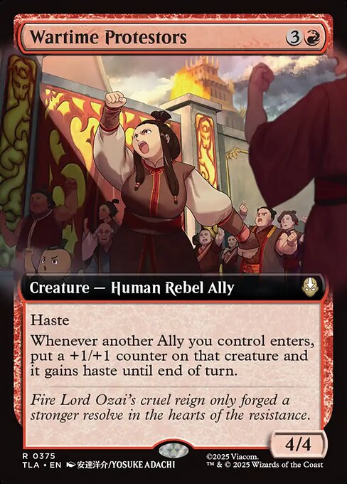 Wartime Protestors [Extended Artwork Foil]