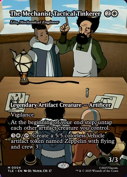 The Mechanist, Tactical Tinkerer (Lita, Mechanical Engineer) [Borderless Source Material Foil]