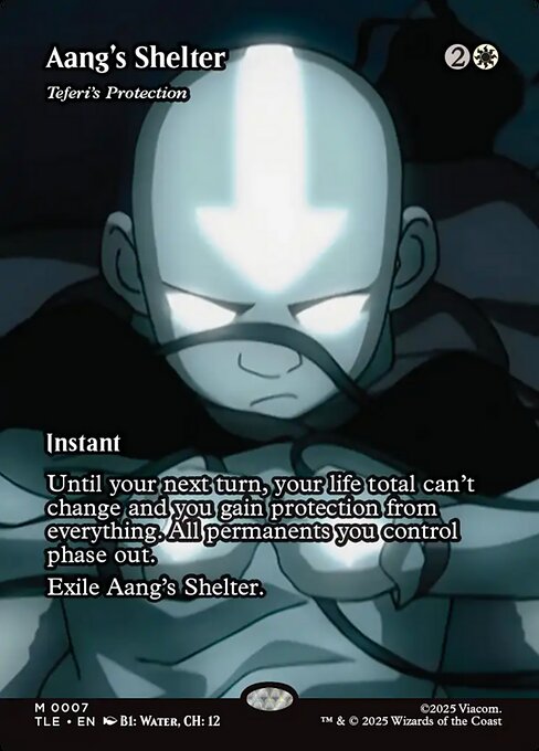 Aang's Shelter (Teferi's Protection) [Borderless Source Material Foil]
