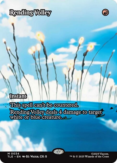 Rending Volley [Borderless Source Material Foil]