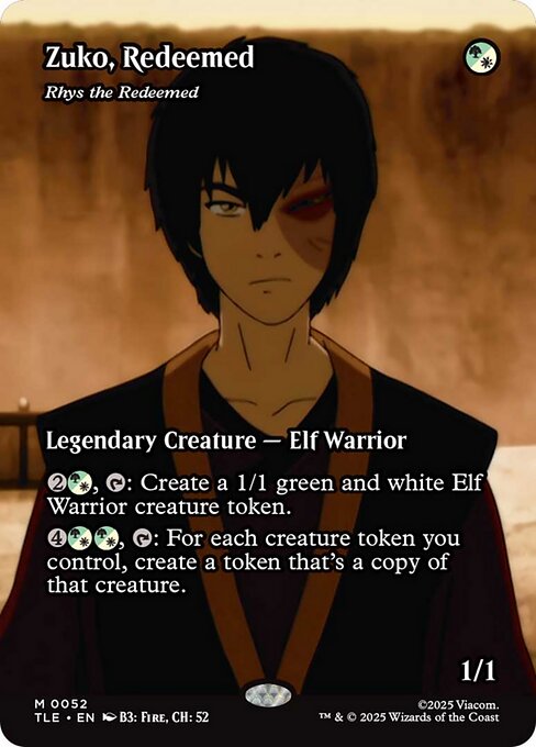 Zuko, Redeemed (Rhys the Redeemed) [Borderless Source Material Foil]