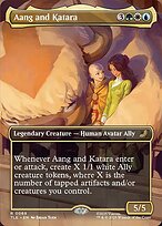 Aang and Katara [Borderless Scene: The Jasmine Dragon]