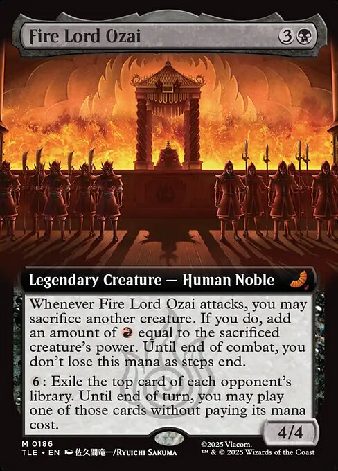 Fire Lord Ozai [Extended Artwork Foil]