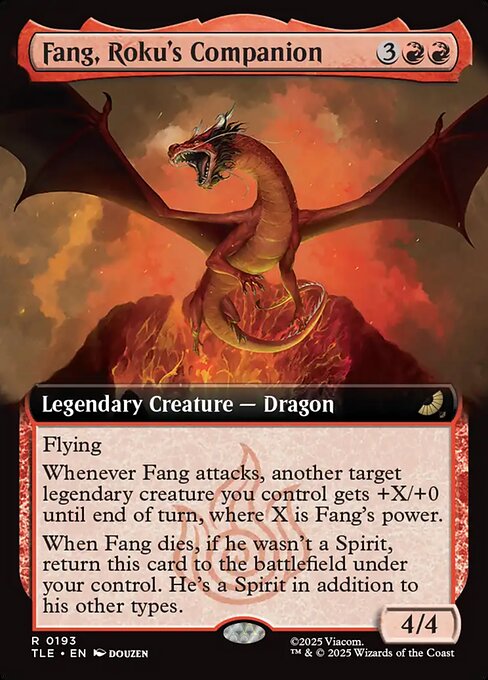Fang, Roku's Companion [Extended Artwork Foil]