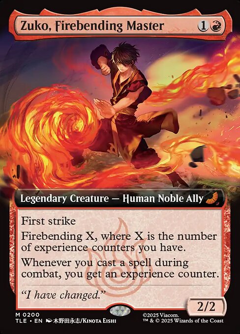 Zuko, Firebending Master [Extended Artwork]